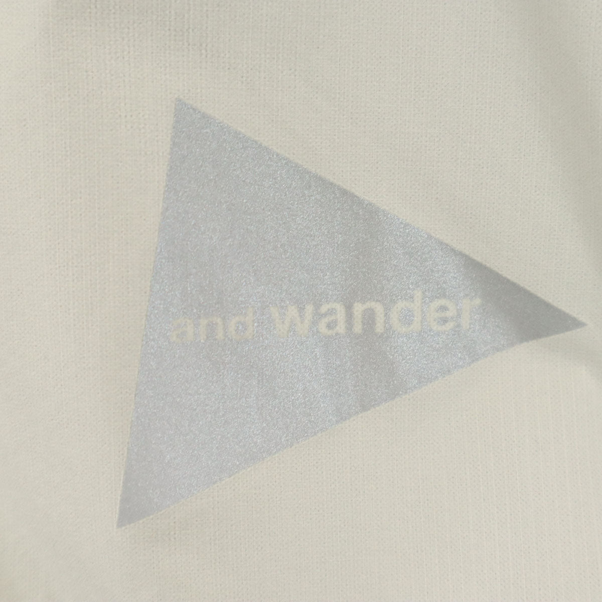 and wander アンドワンダー レインジャケット XL グレー 収納袋付き メンズ