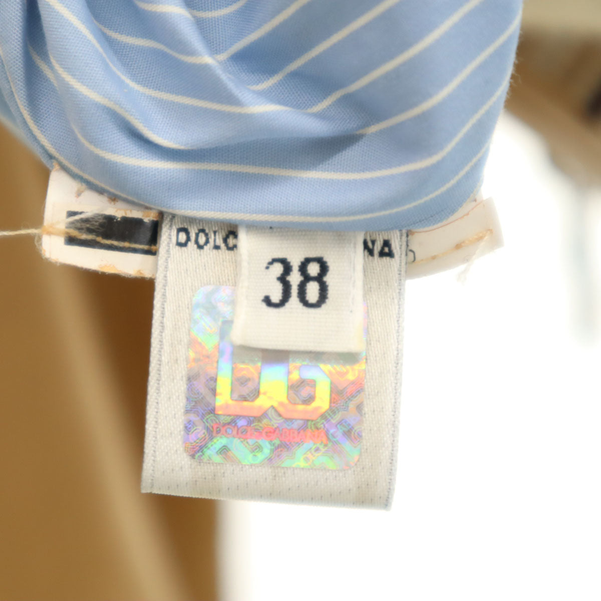 D&G DOLCE&GABBANA ディーアンドジー ドルチェアンドガッバーナ レザージャケット 38 キャメル レディース