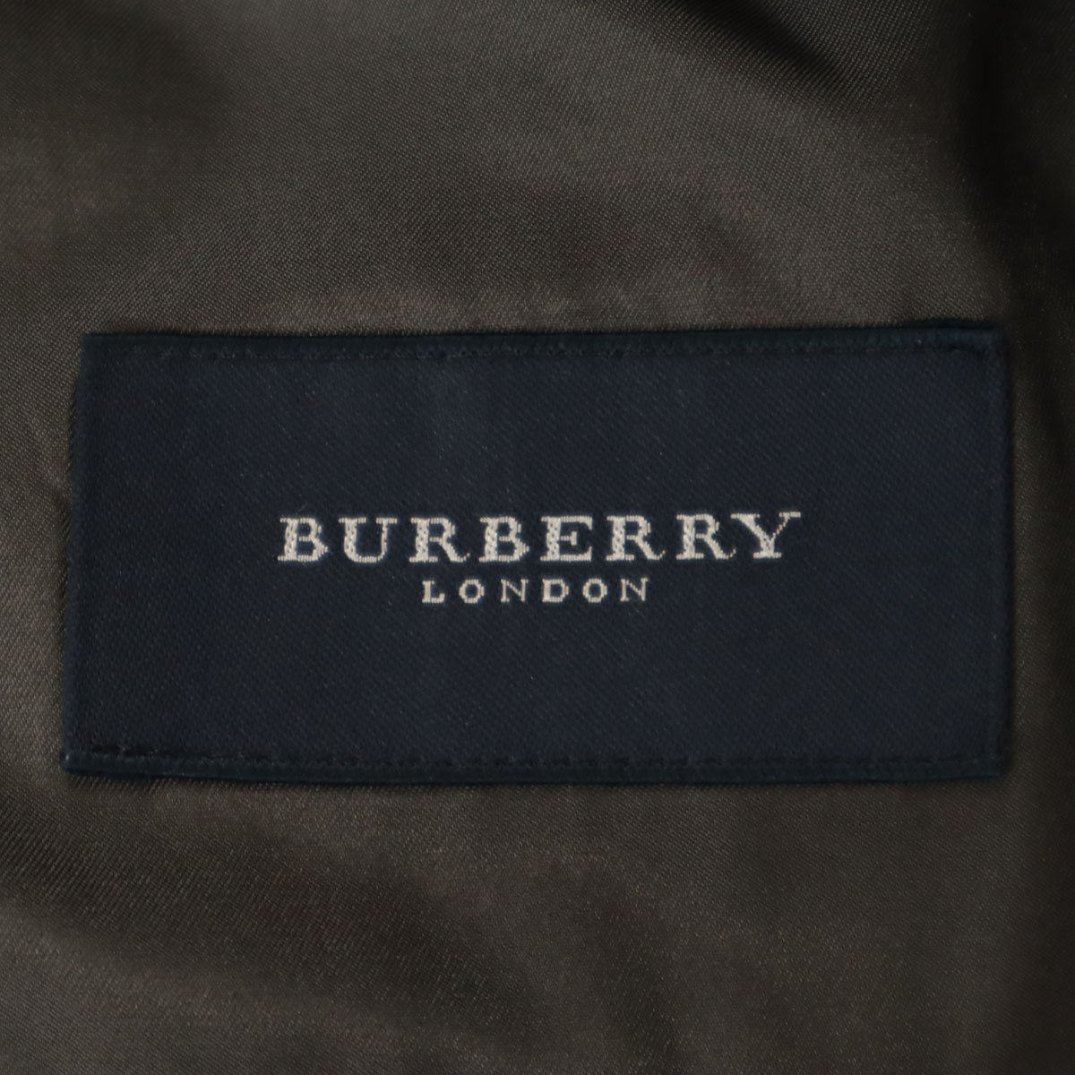 BURBERRY LONDON バーバリーロンドン 日本製 チェック柄 テーラードジャケット A7 ブラック 三陽商会 メンズ