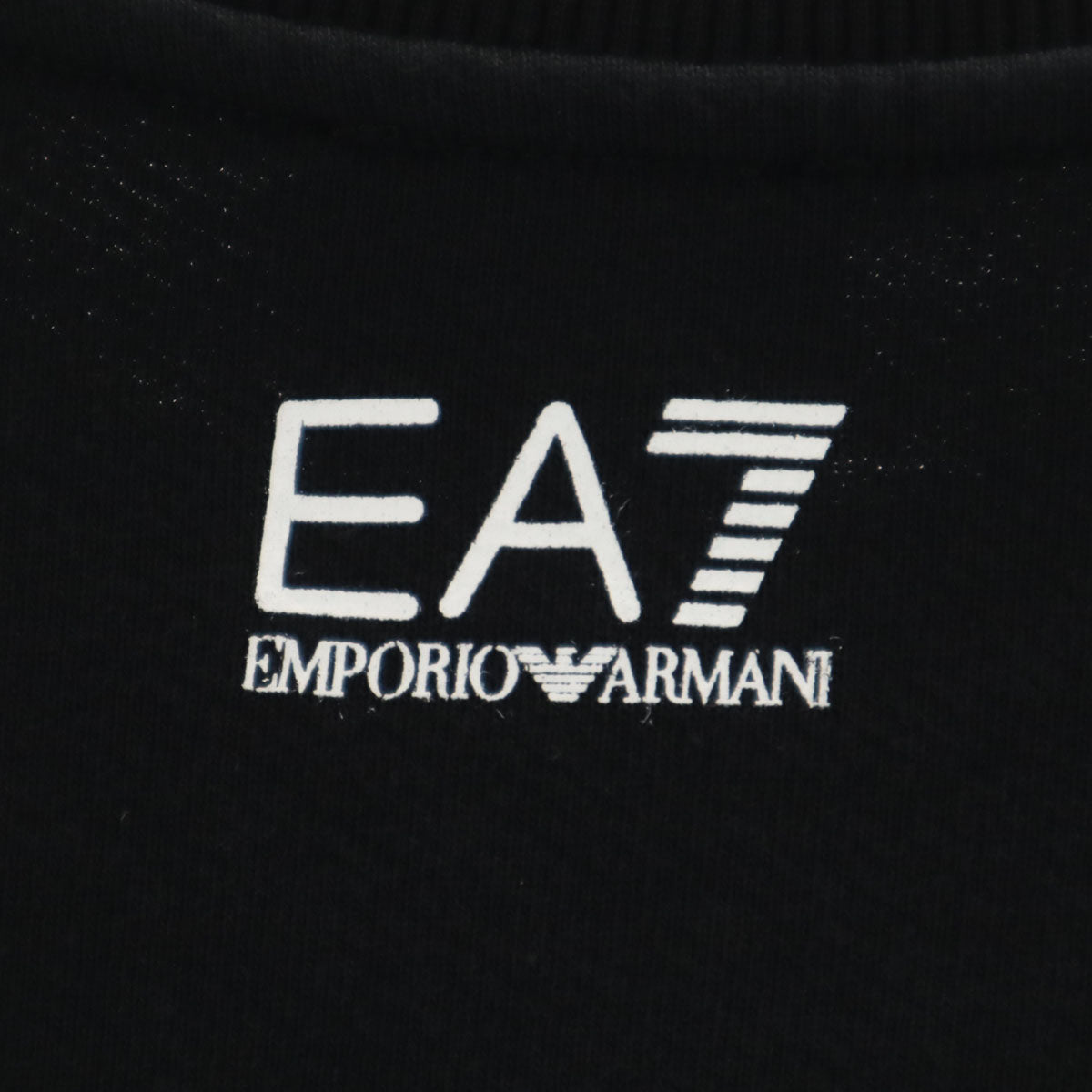 Emporio Armani エンポリオアルマーニ ポルトガル製 長袖 スウェット トレーナー S ブラック メンズ