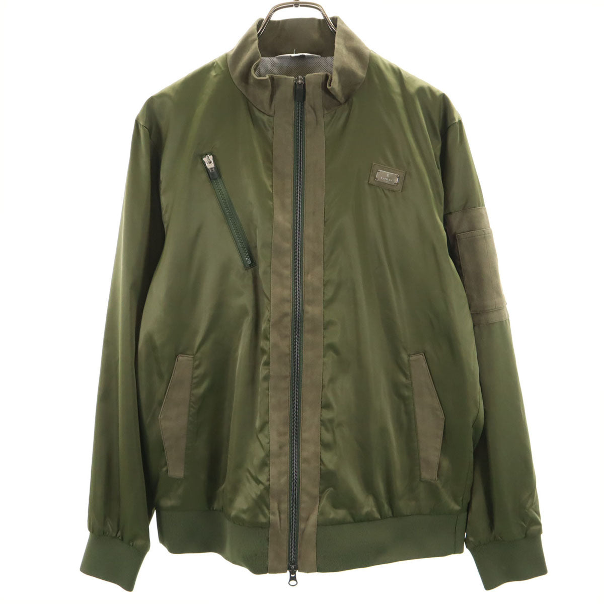LANVIN SPORT ランバンスポール フライトジャケット 40 オリーブ メンズ