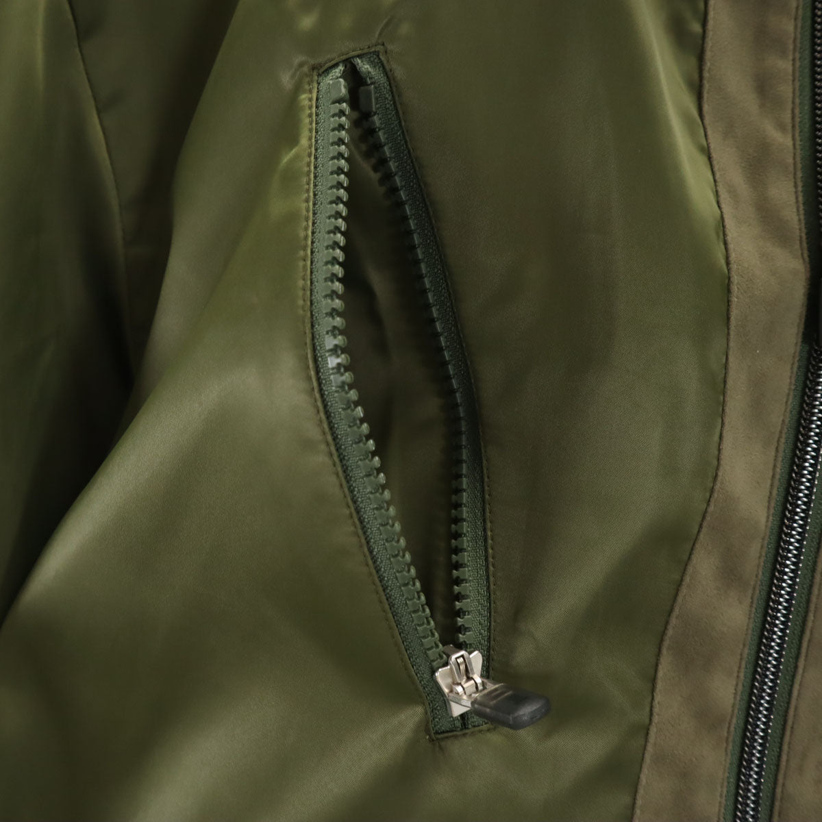 LANVIN SPORT ランバンスポール フライトジャケット 40 オリーブ メンズ