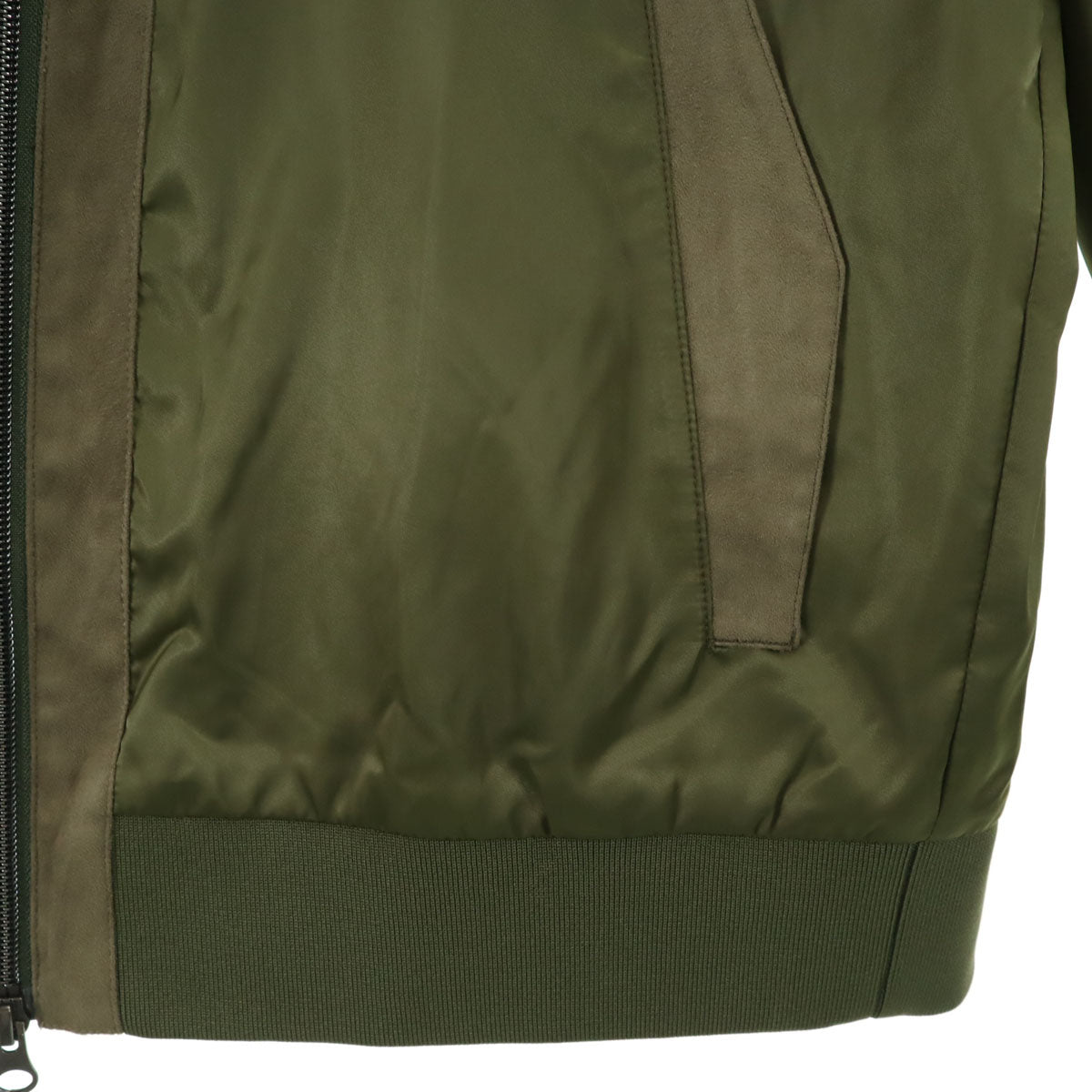 LANVIN SPORT ランバンスポール フライトジャケット 40 オリーブ メンズ