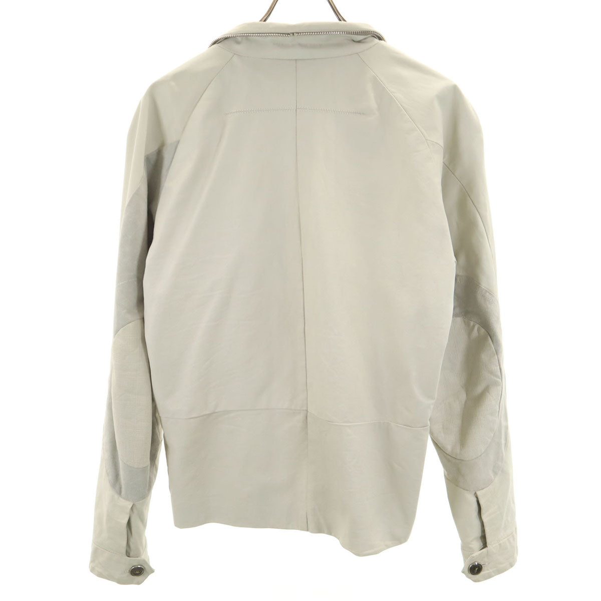 DIESEL BLACK GOLD ディーゼルブラックゴールド 牛革 レザージャケット 46 グレージュ メンズ