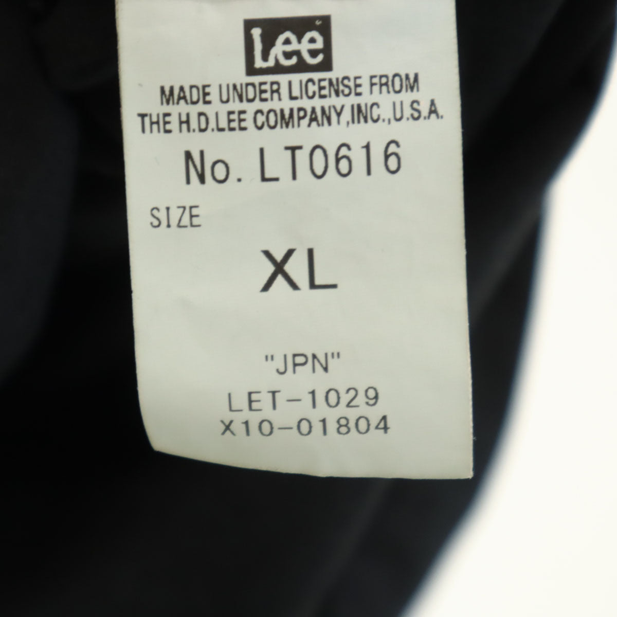 Lee リー ブルゾン XL ブラック ジャケット メンズ