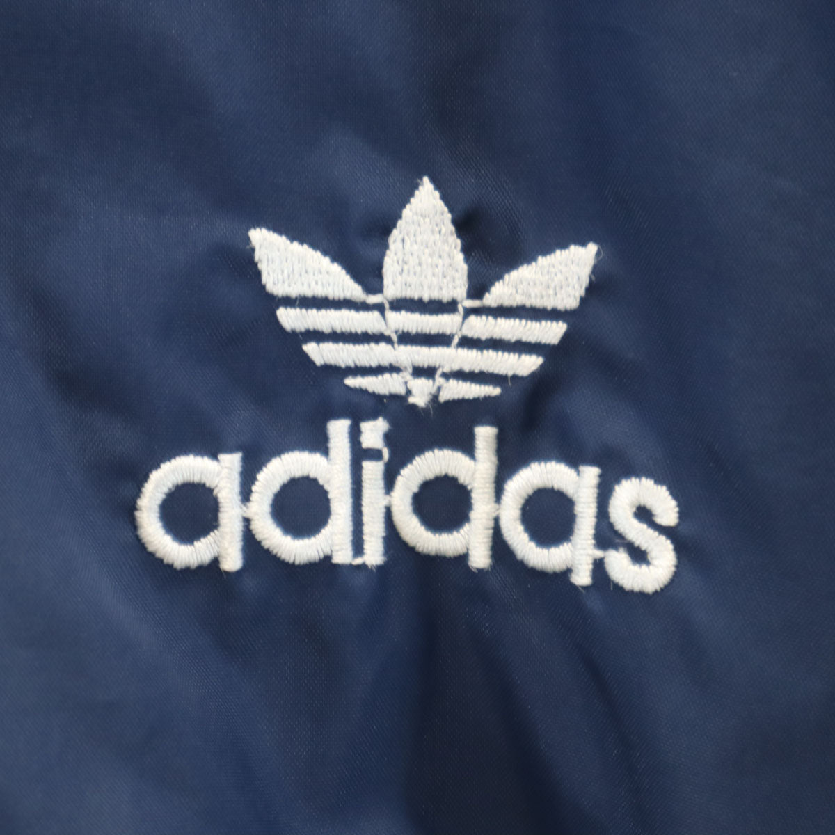 adidas アディダス 70s 80s ヴィンテージ ナイロンジャケット M ネイビー デサント メンズ