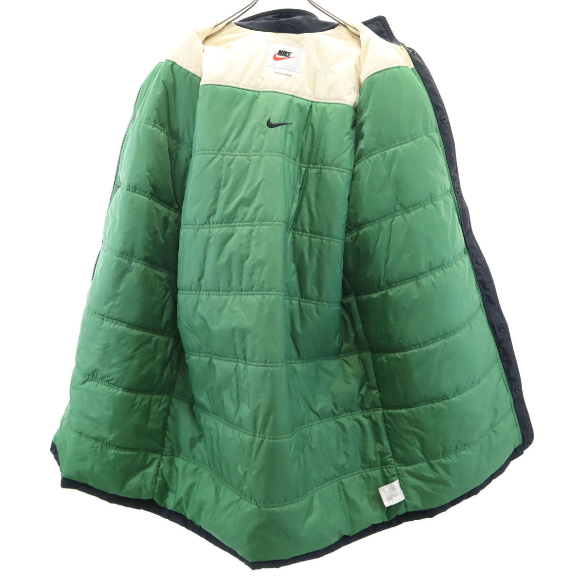 NIKE ナイキ 90s 00s オールド 白タグ ダウンコート M ブラック スウォッシュ メンズ