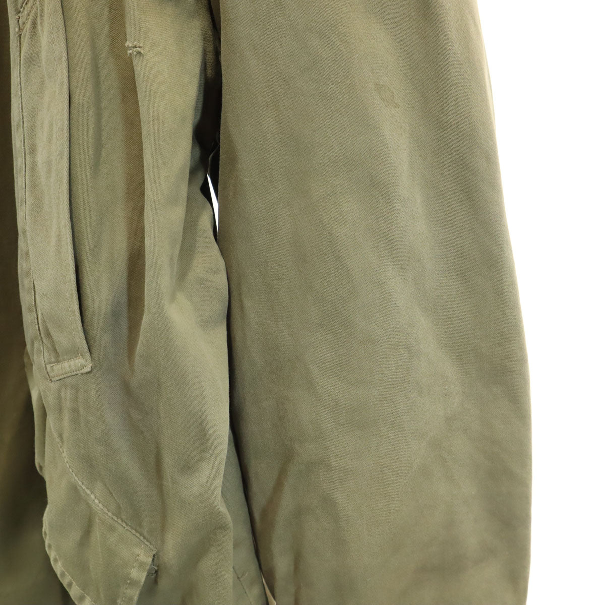 VINTAGE ヴィンテージ 40s 50s クラウンジップ バネクラ 民間品 B－9タイプ フライトジャケット カーキ フード欠損 メンズ