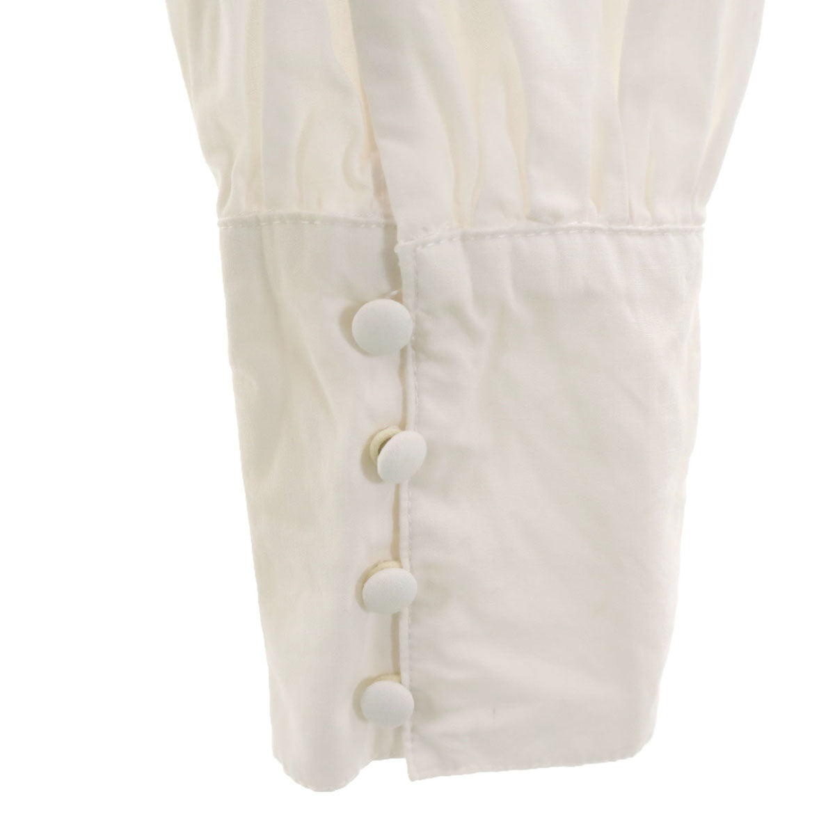 AMERI UNDRESSED アメリ 長袖 ニットレイヤード シャツ F ホワイト プルオーバー レディース