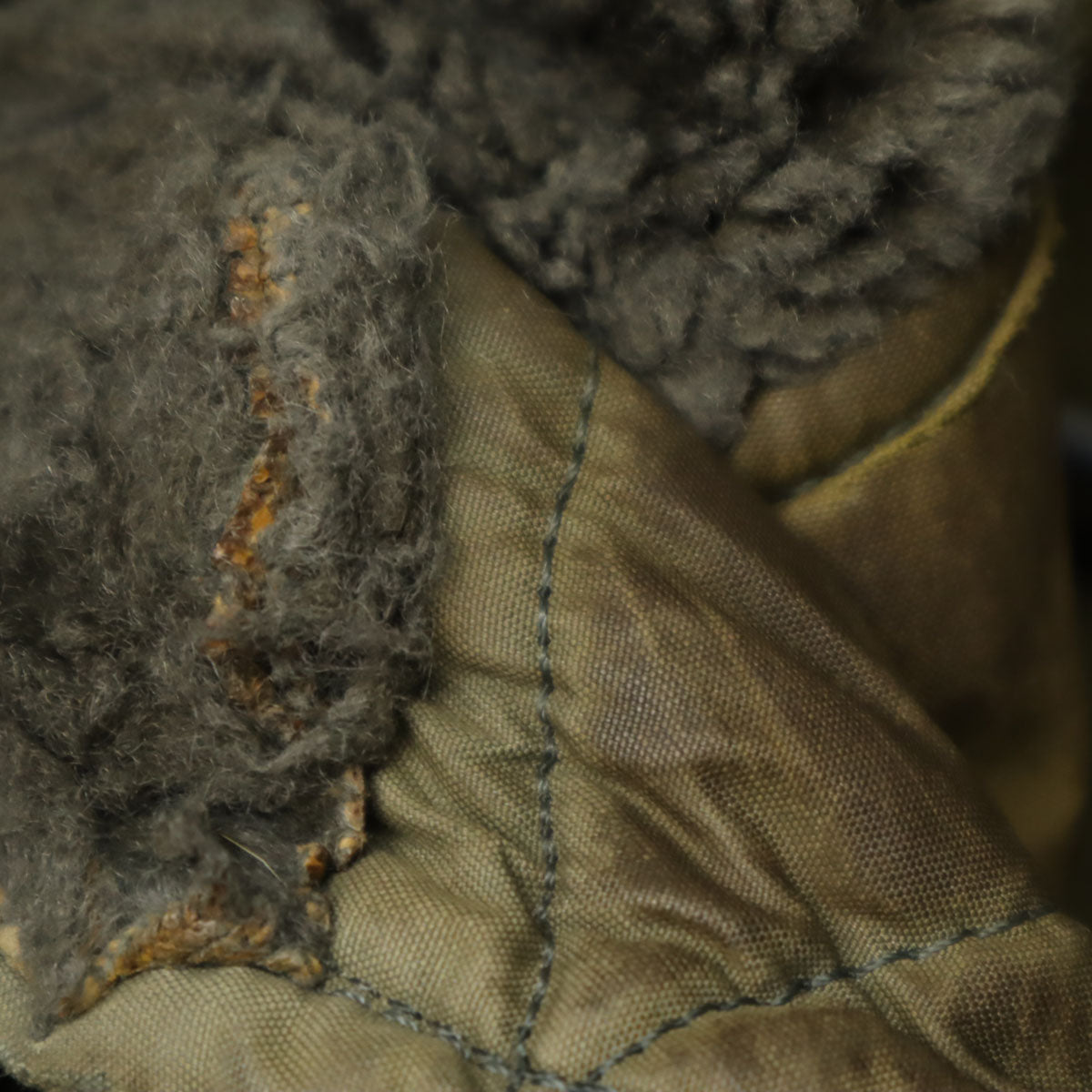 US ARMY アメリカ軍 60s ヴィンテージ コンマージップ コヨーテファー N-3B フライトジャケット カーキ メンズ