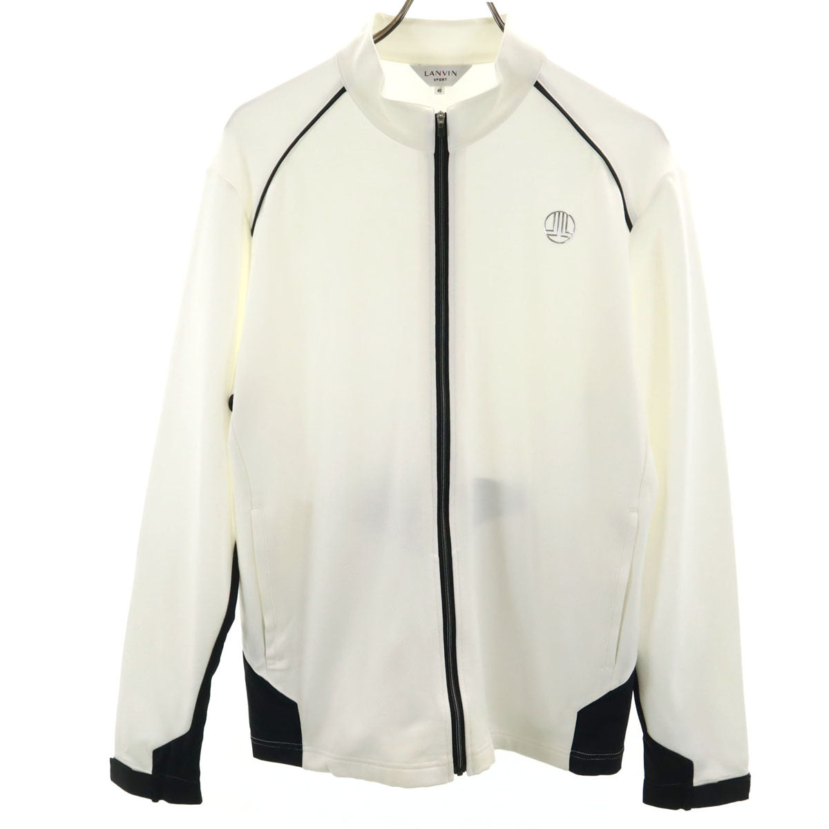 LANVIN SPORT ランバンスポール 日本製 トラックジャケット 40 ホワイト メンズ