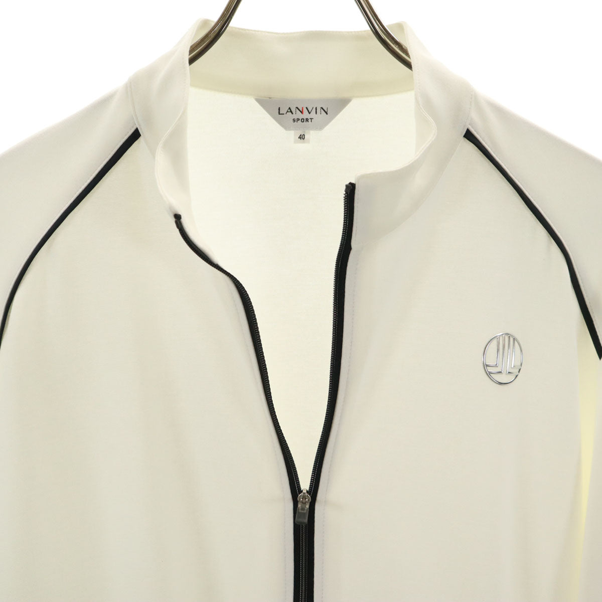 LANVIN SPORT ランバンスポール 日本製 トラックジャケット 40 ホワイト メンズ