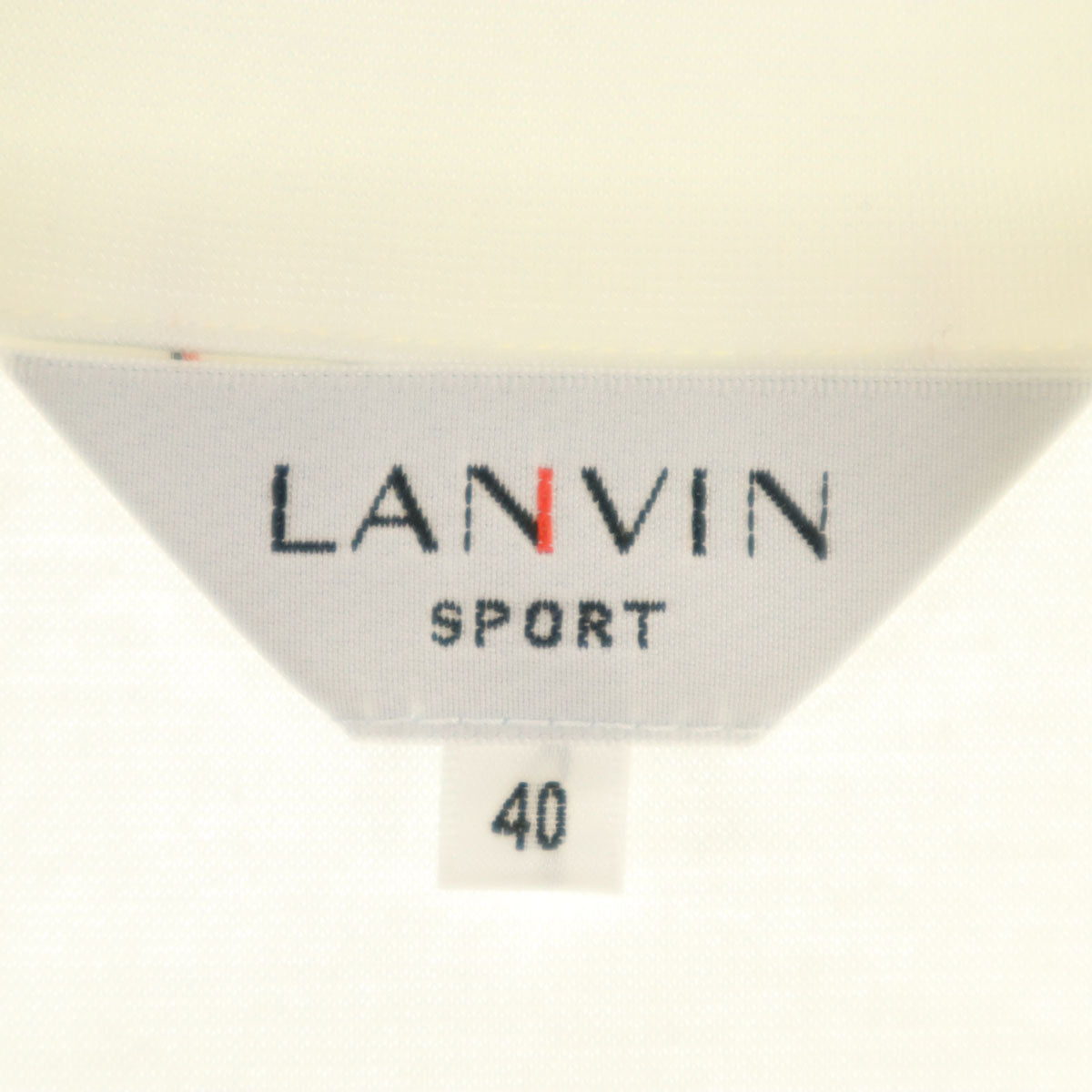 LANVIN SPORT ランバンスポール 日本製 トラックジャケット 40 ホワイト メンズ