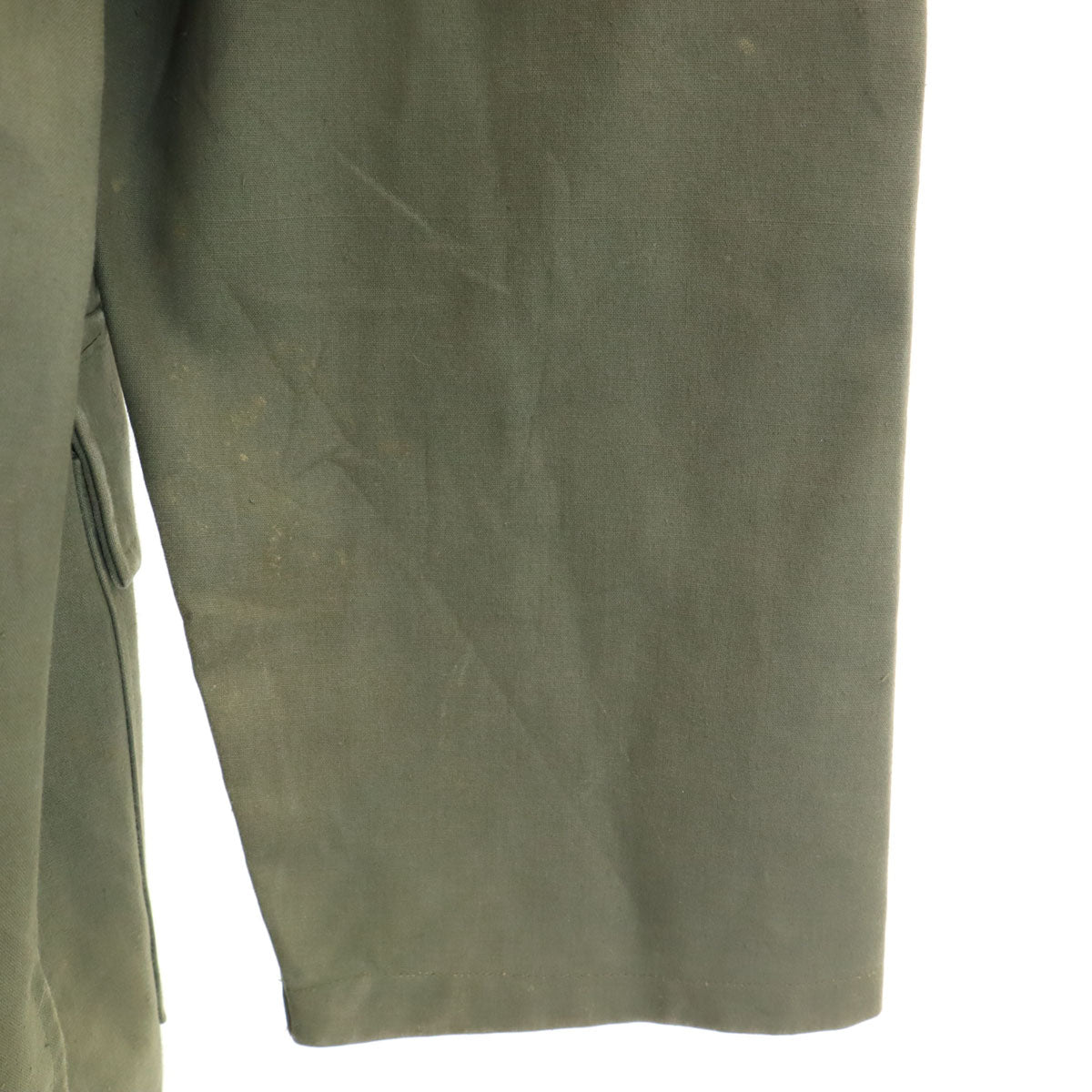 ハンガリー軍 60s 70s ヴィンテージ ステンカラーコート 170-53 カーキ フード、ベルト欠損 メンズ