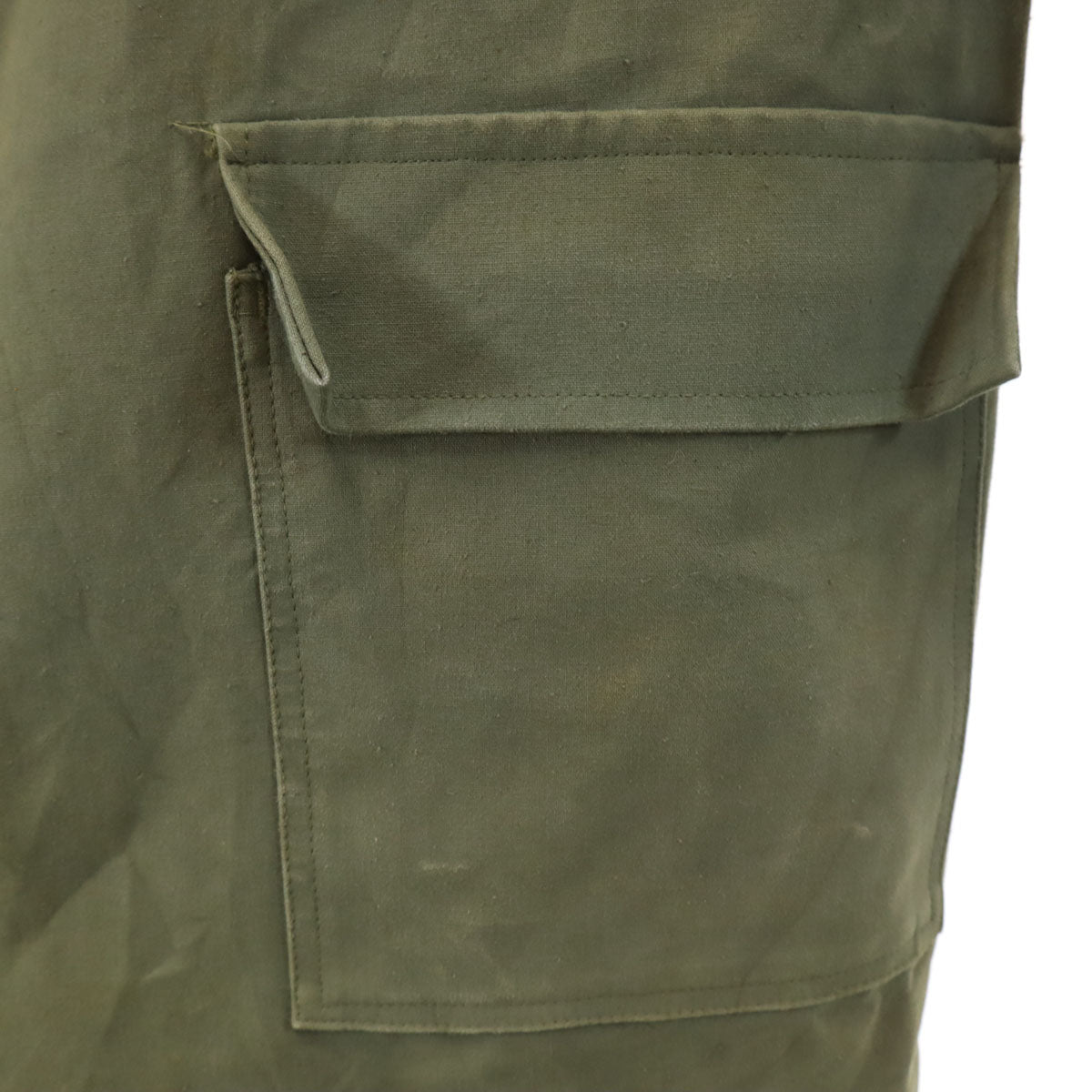 ハンガリー軍 60s 70s ヴィンテージ ステンカラーコート 170-53 カーキ フード、ベルト欠損 メンズ