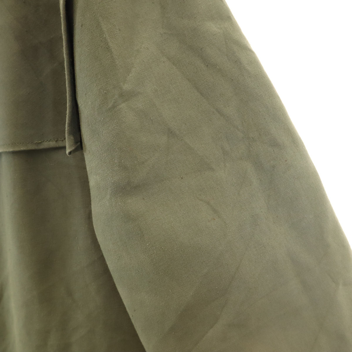 ハンガリー軍 60s 70s ヴィンテージ ステンカラーコート 170-53 カーキ フード、ベルト欠損 メンズ