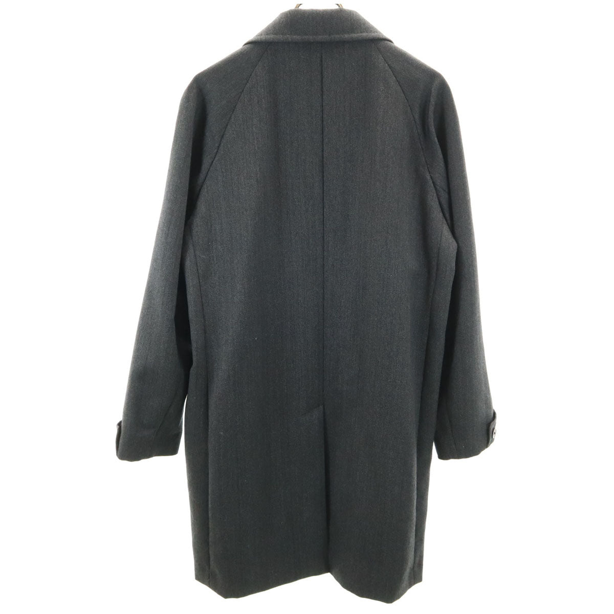 Paul Smith ポールスミス 日本製 ヘリンボーン チェスターコート M チャコールグレー メンズ