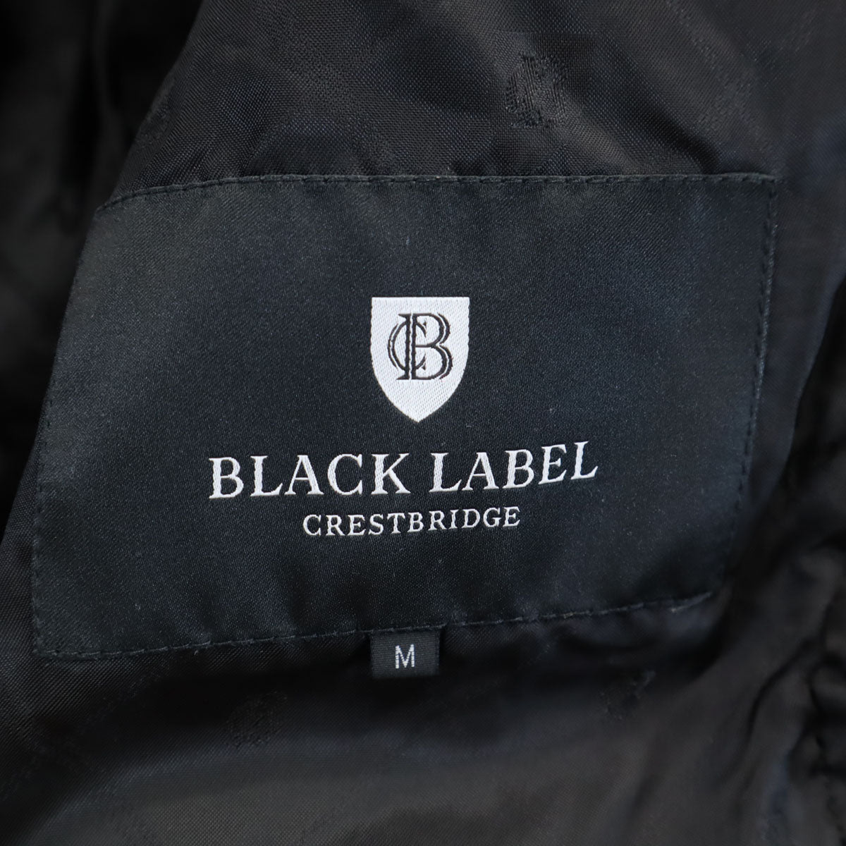 BLACK LABEL CRESTBRIDGE ブラックレーベルクレストブリッジ 16SS ストライプ柄 ナイロンジャケット M ブルー ミハラヤスヒロ 三陽商会 フーディー メンズ