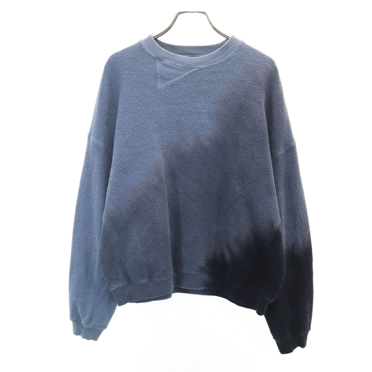 NOMA t.d. ノーマティーディー 長袖 スウェット トレーナー M ブルー系 メンズ