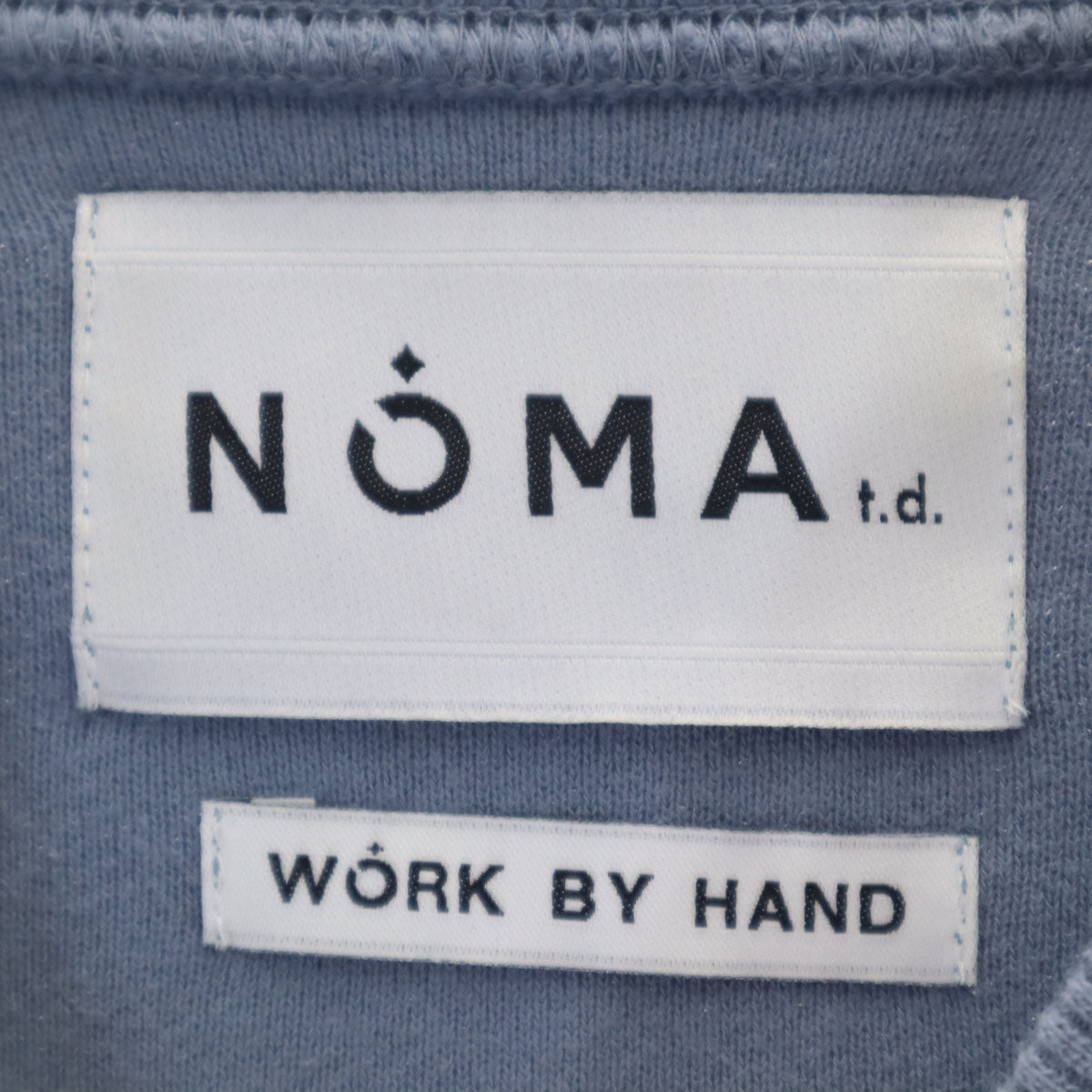 NOMA t.d. ノーマティーディー 長袖 スウェット トレーナー M ブルー系 メンズ