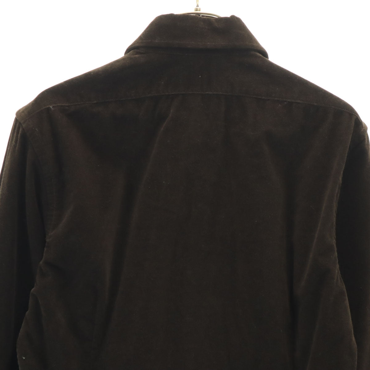 美品 GUCCI グッチ イタリア製 長袖 コーデュロイシャツ 38 ブラウン メンズ
