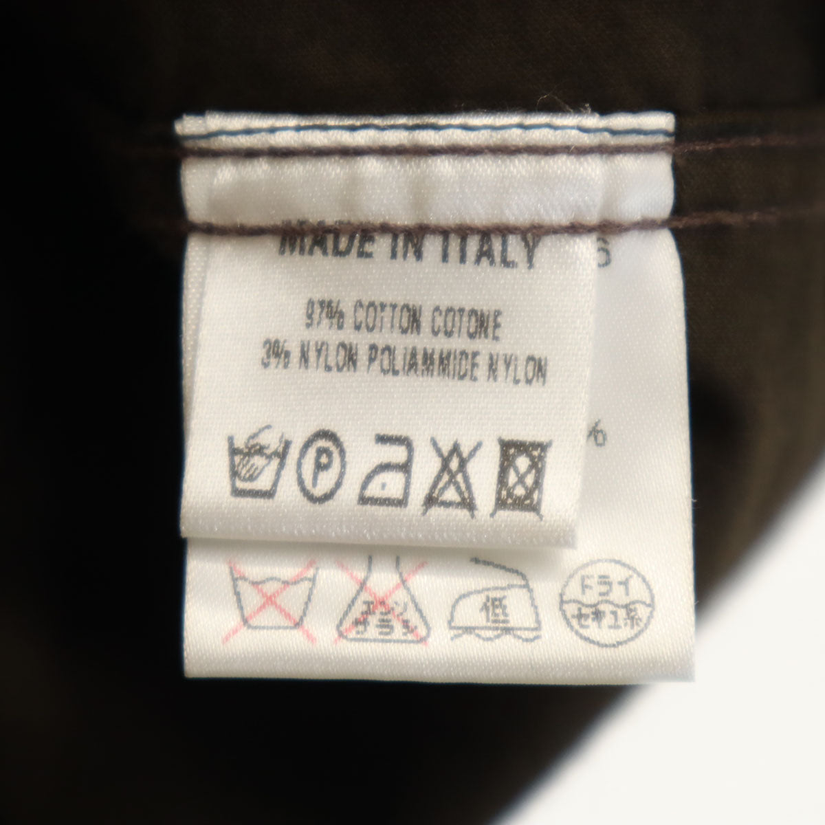 美品 GUCCI グッチ イタリア製 長袖 コーデュロイシャツ 38 ブラウン メンズ