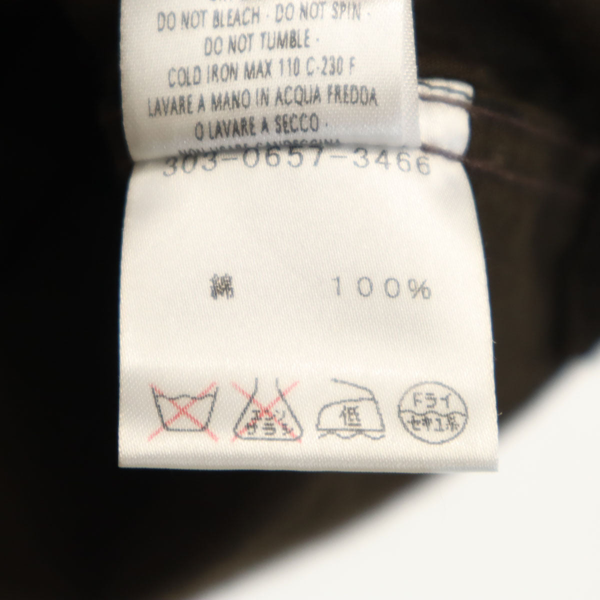 美品 GUCCI グッチ イタリア製 長袖 コーデュロイシャツ 38 ブラウン メンズ