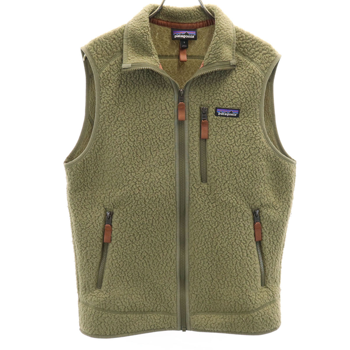patagonia パタゴニア レトロパイル フリース ベスト S オリーブ系 22821FA19 アウトドア メンズ