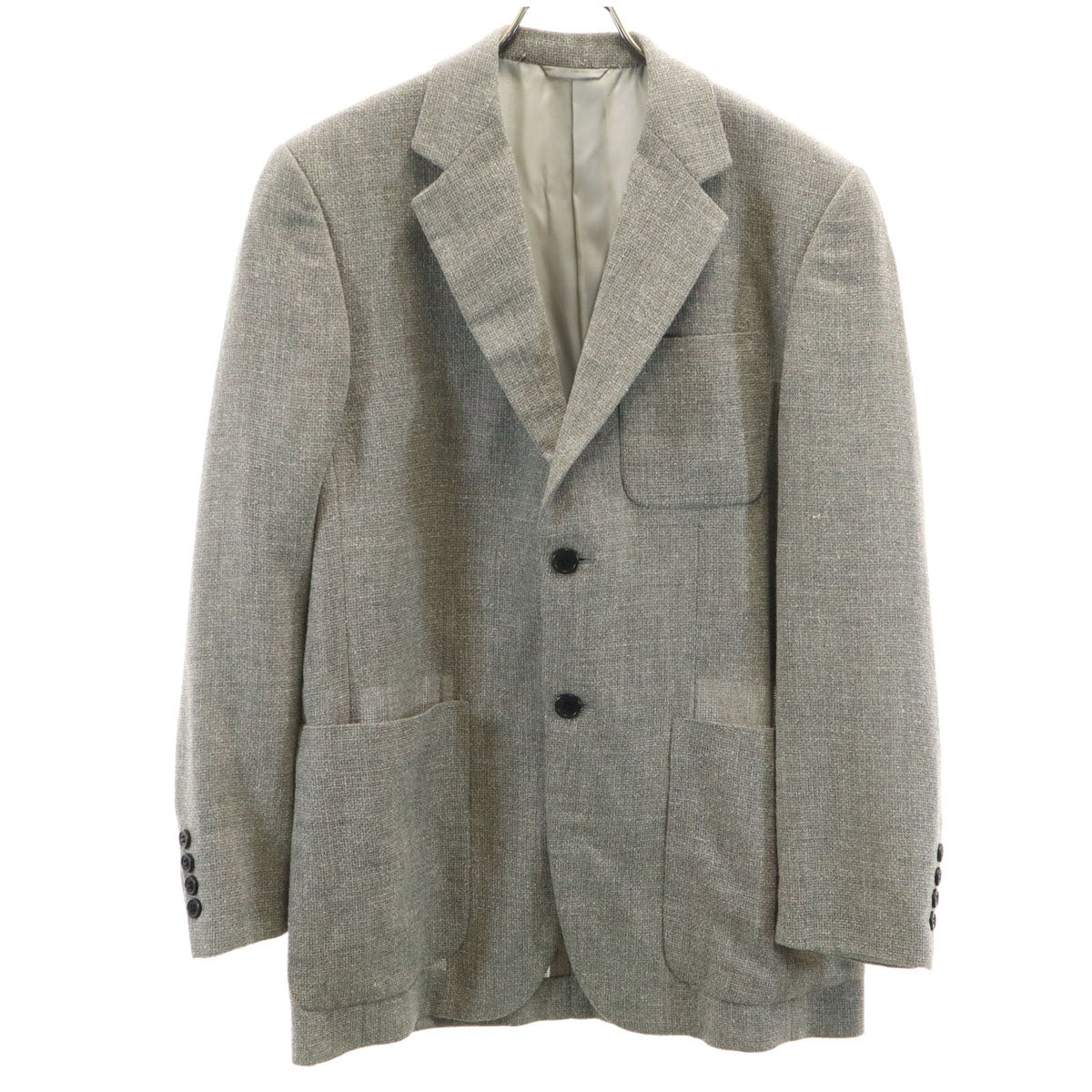 Christian Dior クリスチャンディオール 90s 日本製 オールド テーラードジャケット S グレー メンズ