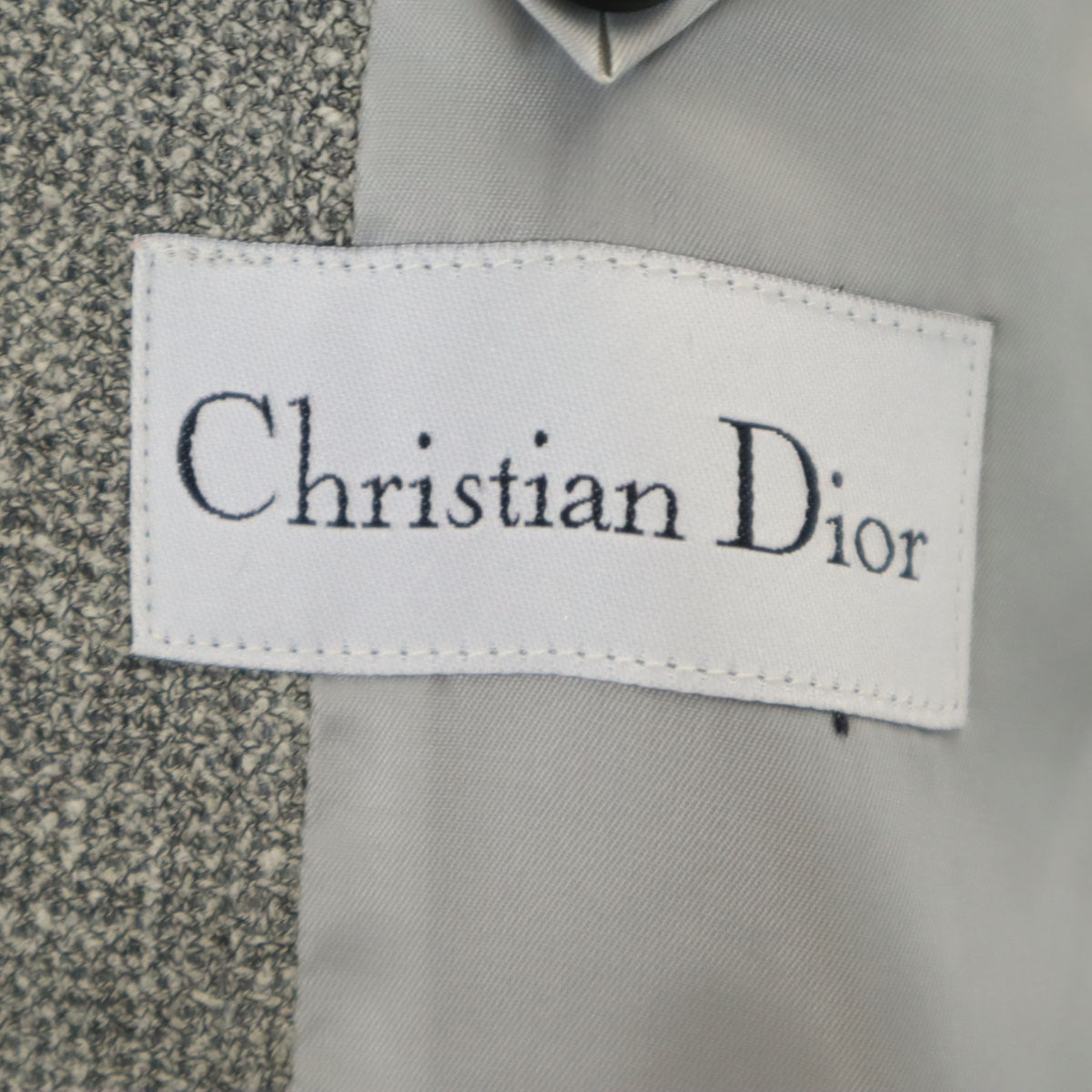 Christian Dior クリスチャンディオール 90s 日本製 オールド テーラードジャケット S グレー メンズ