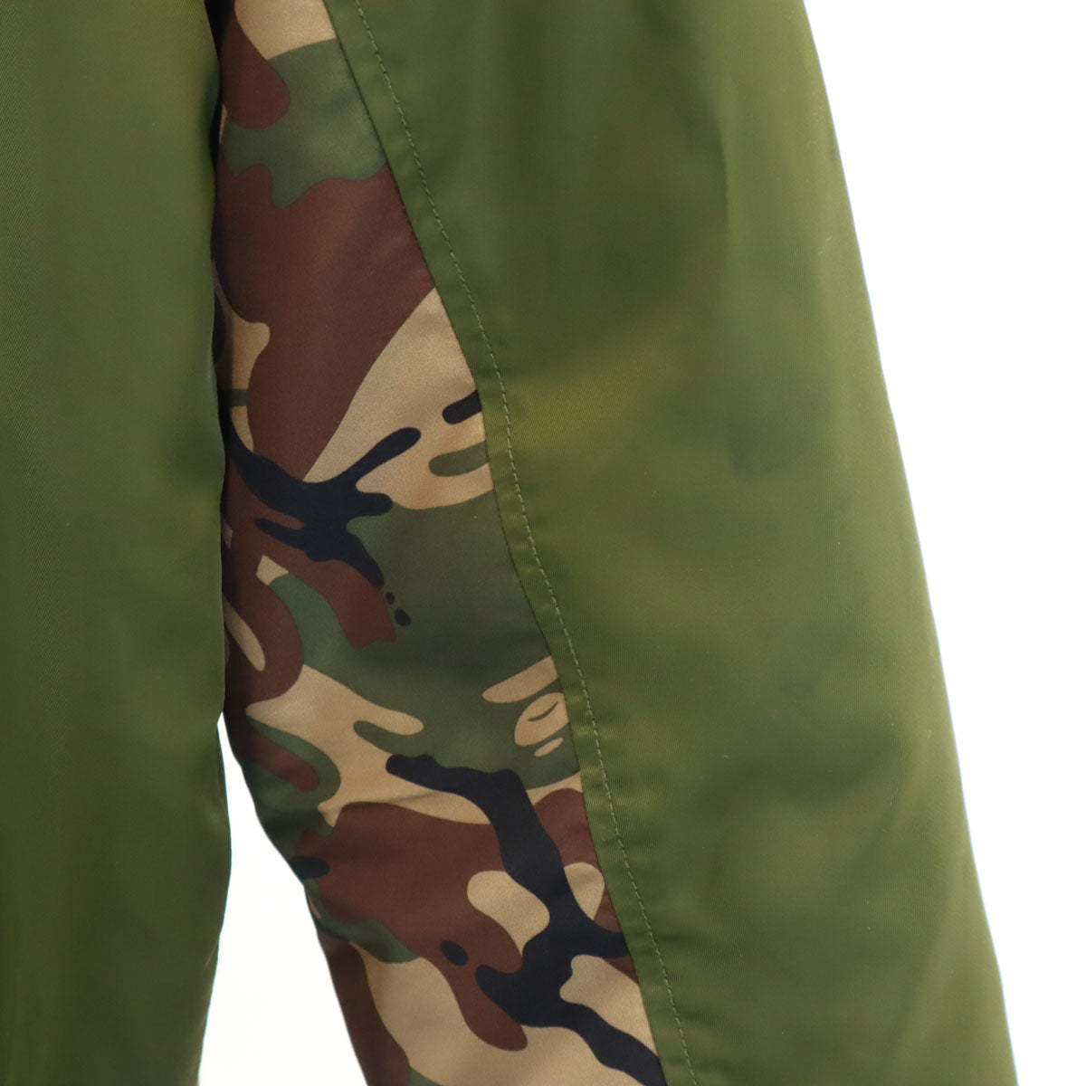 Aape BY A BATHING APE エーエイプバイアベイシングエイプ MA-1 フライトジャケット M カーキ 中綿 メンズ