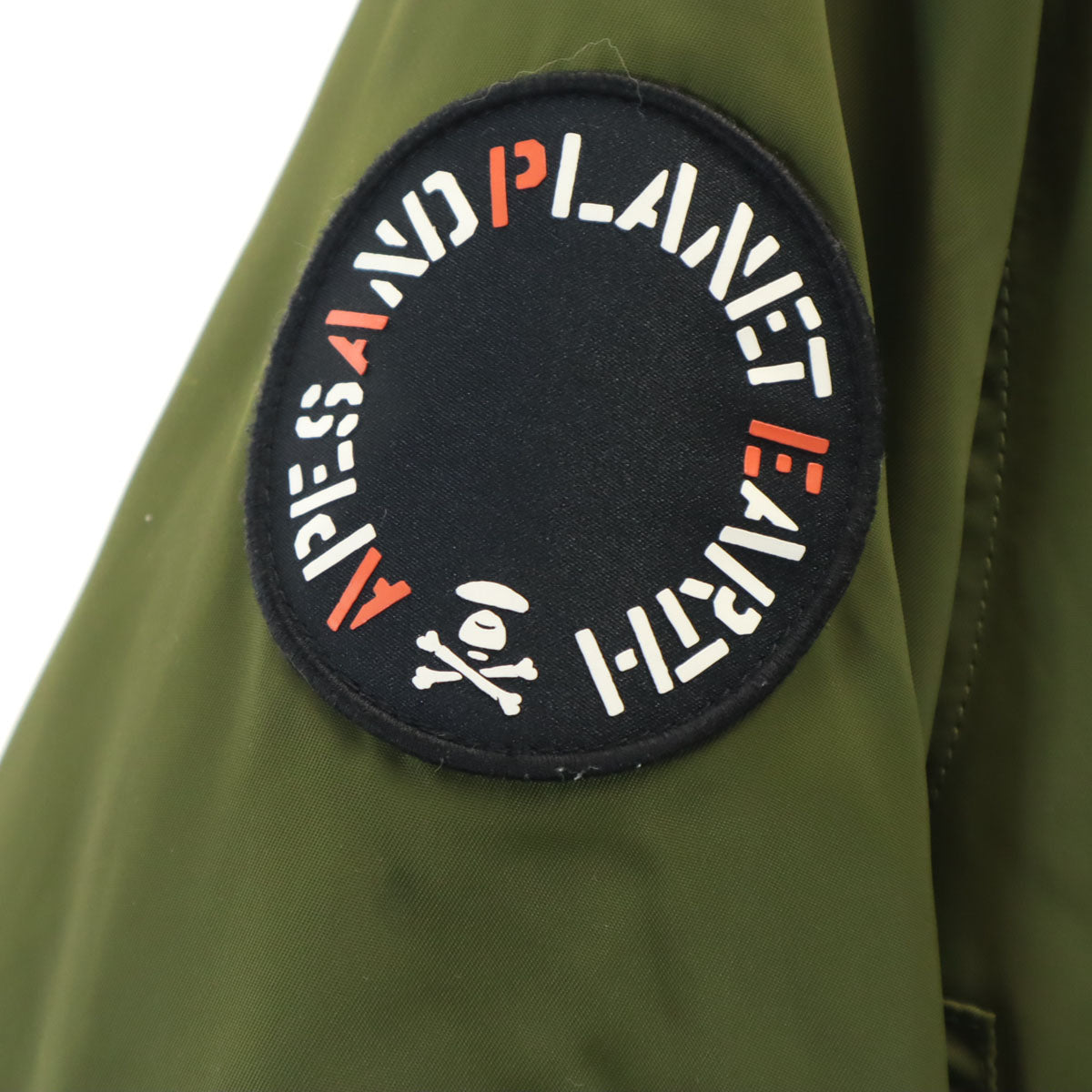 Aape BY A BATHING APE エーエイプバイアベイシングエイプ MA-1 フライトジャケット M カーキ 中綿 メンズ