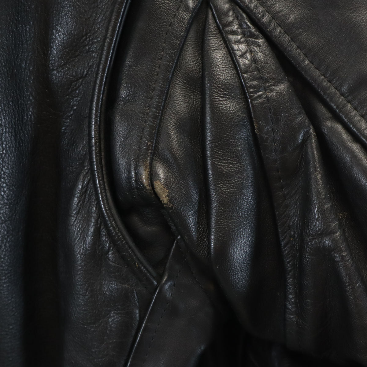 BRANDED GARMENTS ブランデッドガーメンツ 80s USA製 ヴィンテージ 本革レザー ダブルライダースジャケット 36 ブラック メンズ