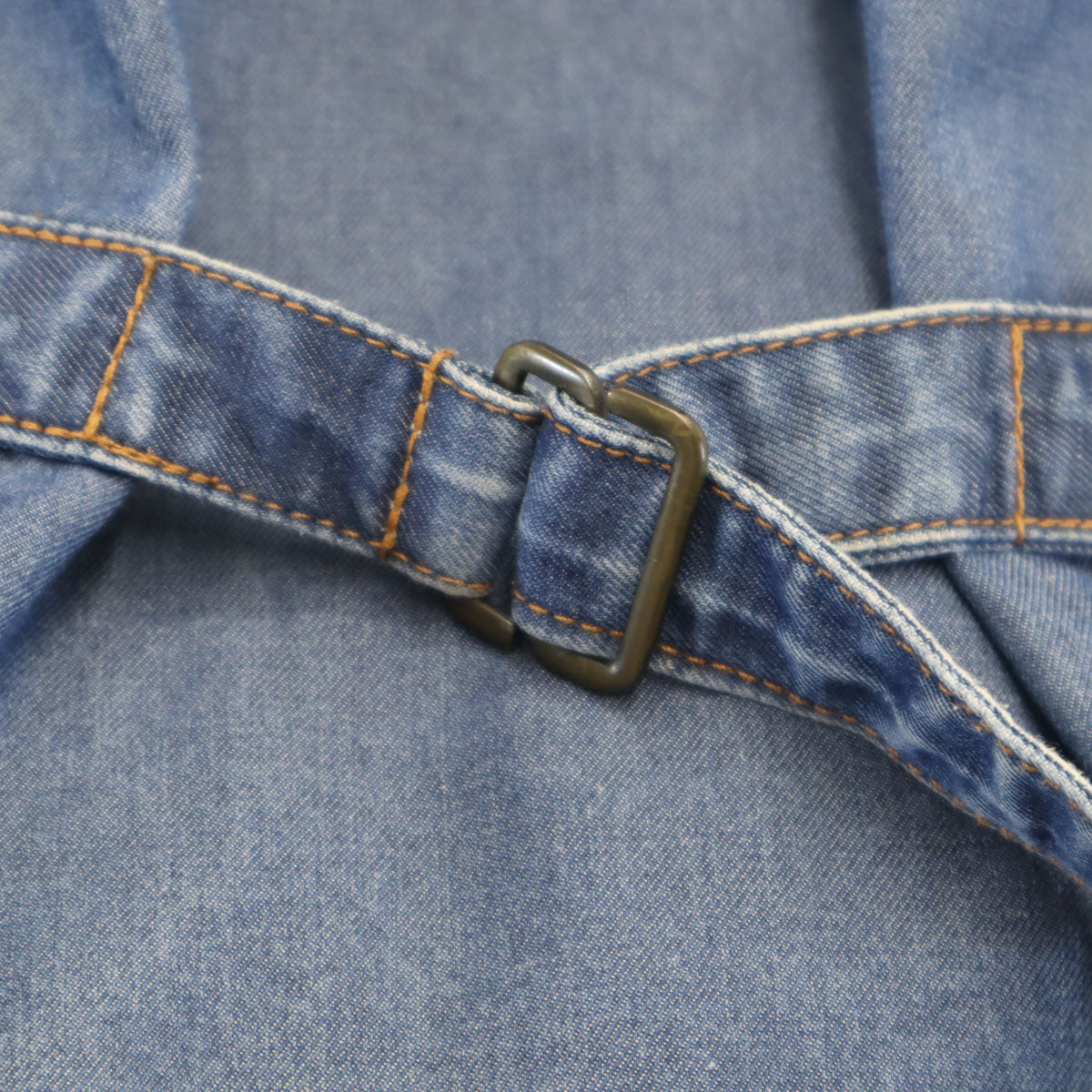 KENZO JEANS ケンゾージーンズ 90s 日本製 オールド デニム ジレベスト FREE ウォッシュブルー メンズ