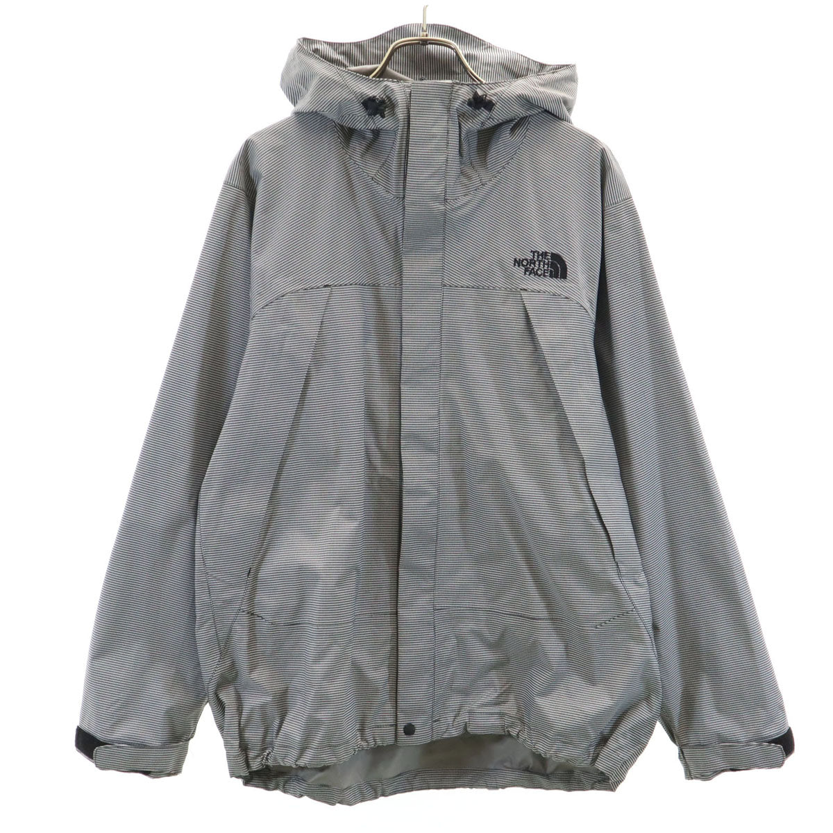 THE NORTH FACE ノースフェイス ハウンドトゥース柄 ノベルティドットショット ジャケット M ブラック NP10100 アウトドア 千鳥格子 メンズ