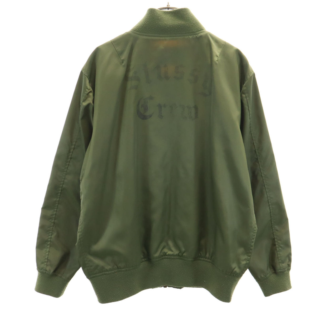 STUSSY ステューシー MA-1 フライトジャケット M カーキ メンズ