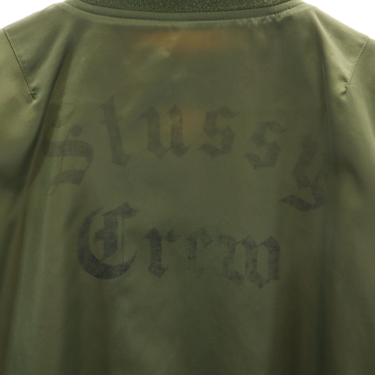 STUSSY ステューシー MA-1 フライトジャケット M カーキ メンズ