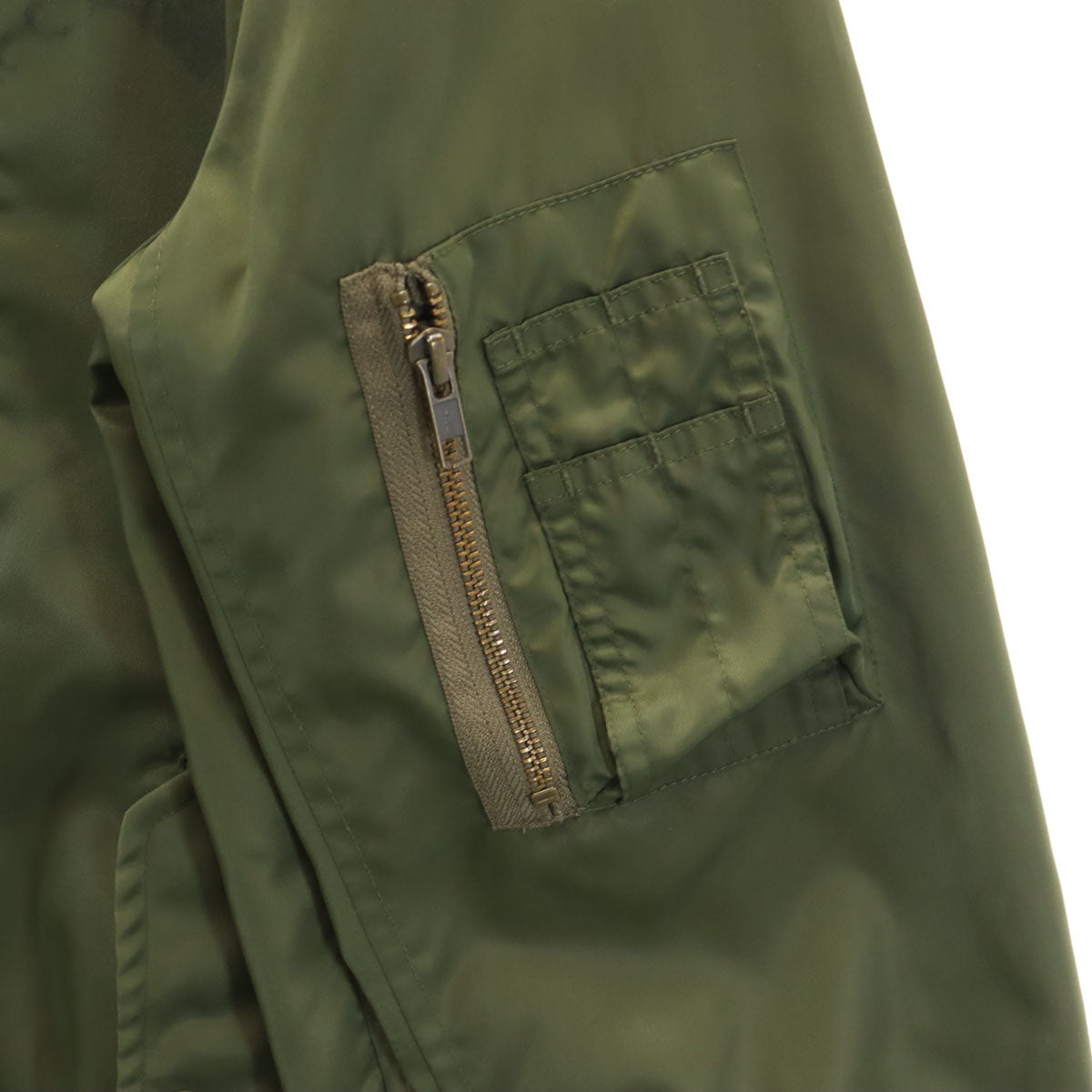 STUSSY ステューシー MA-1 フライトジャケット M カーキ メンズ