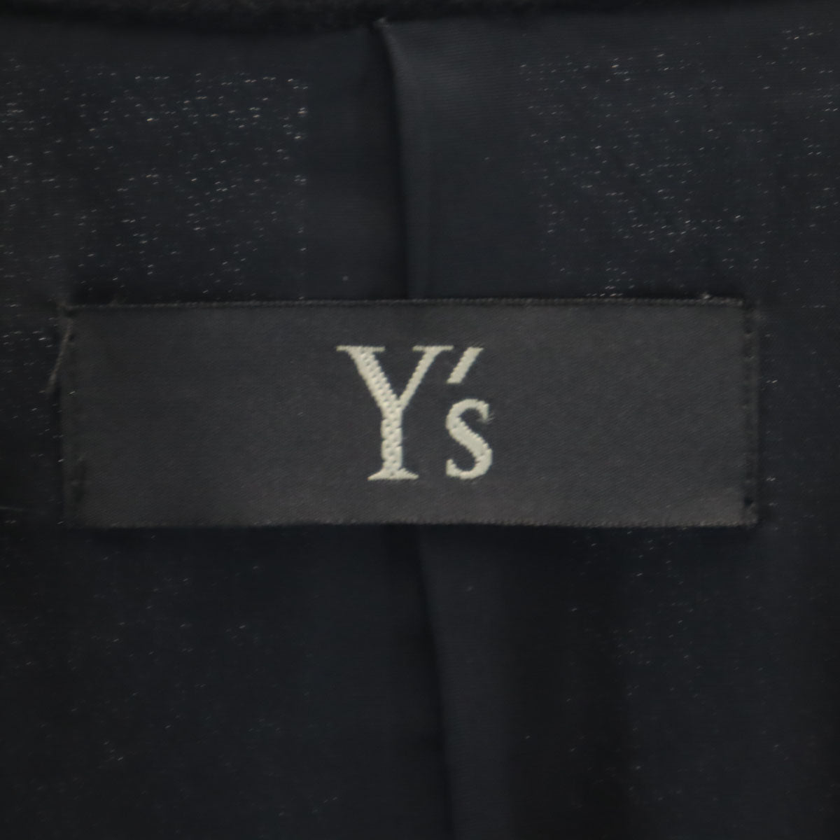 Y's ワイズ 日本製 チェスターコート 2 ブラック レディース