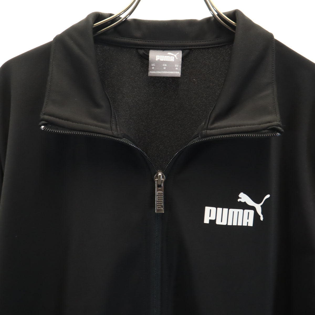 PUMA プーマ 長袖 ジャージジャケット 上下 セットアップ M ブラック レディース