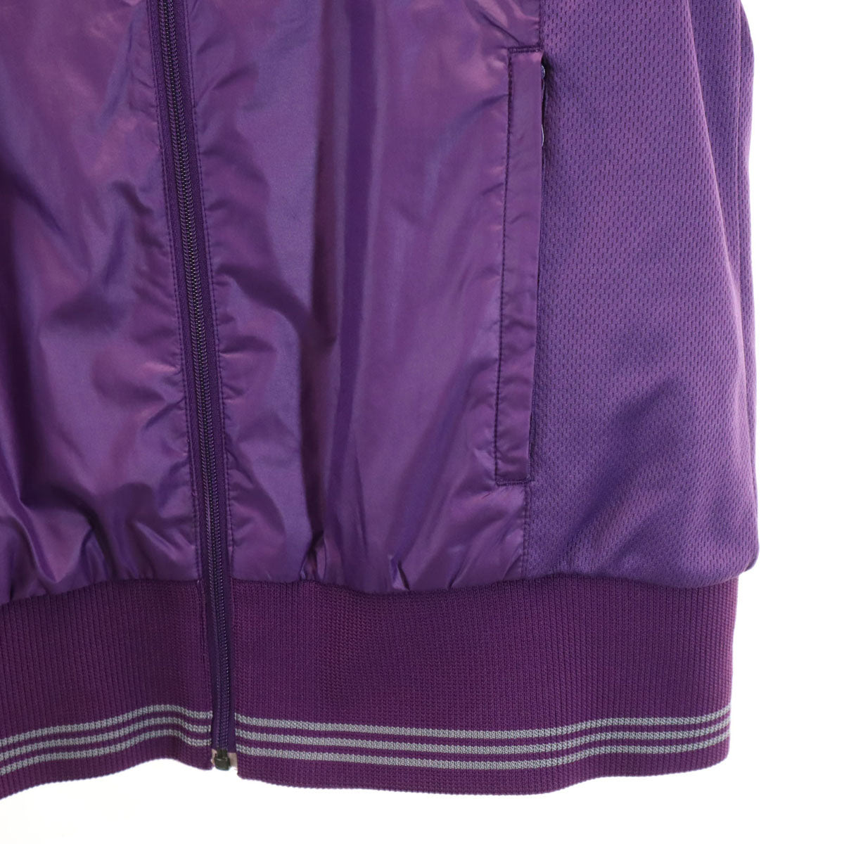 adidas アディダス 長袖 ジャージジャケット 上下 セットアップ M パープル レディース