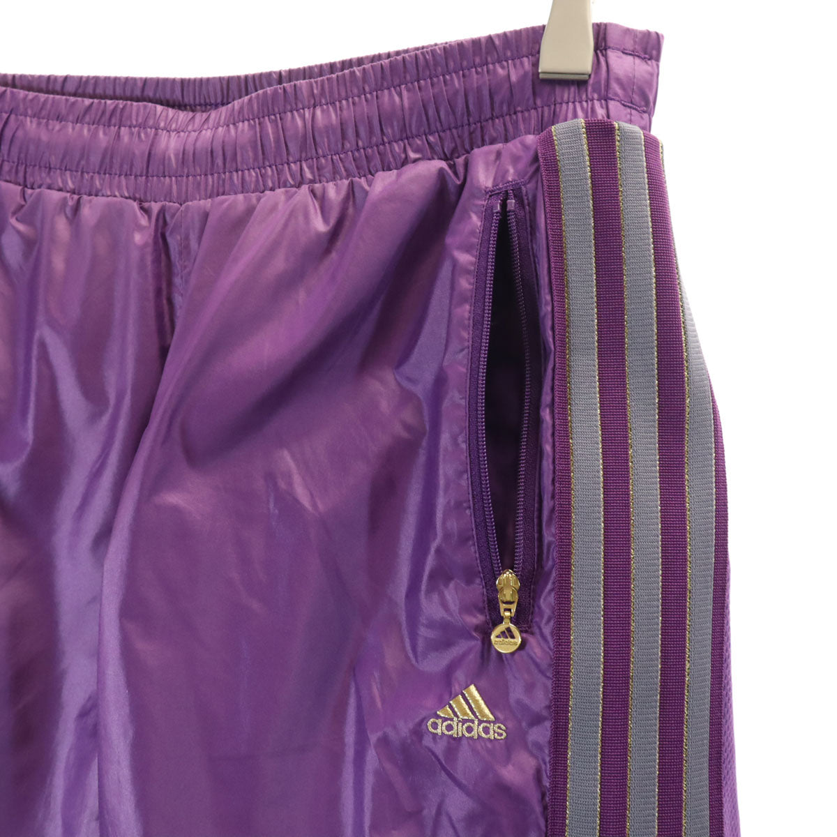 adidas アディダス 長袖 ジャージジャケット 上下 セットアップ M パープル レディース