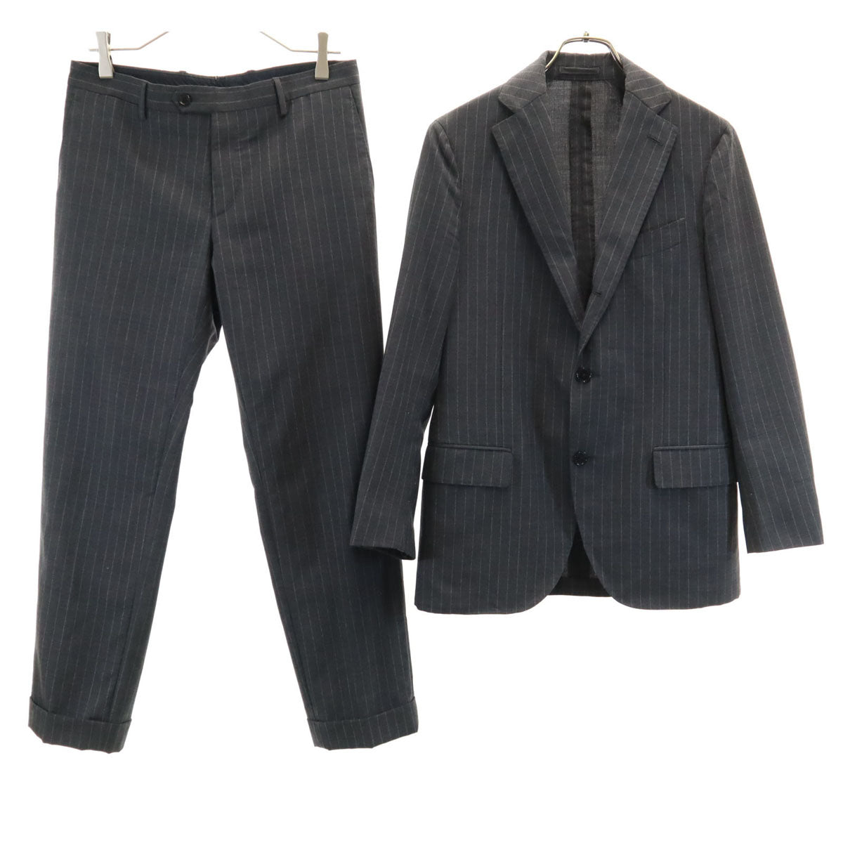 LARDINI ラルディーニ イタリア製 パンツスーツ 上下 セットアップ 46 グレー系 メンズ