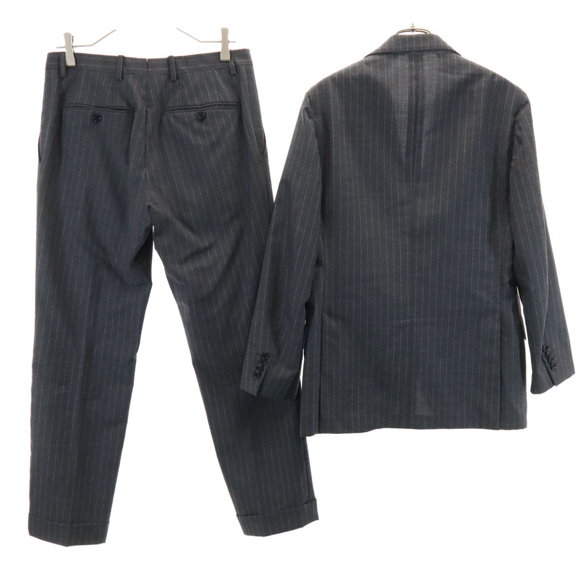 LARDINI ラルディーニ イタリア製 パンツスーツ 上下 セットアップ 46 グレー系 メンズ