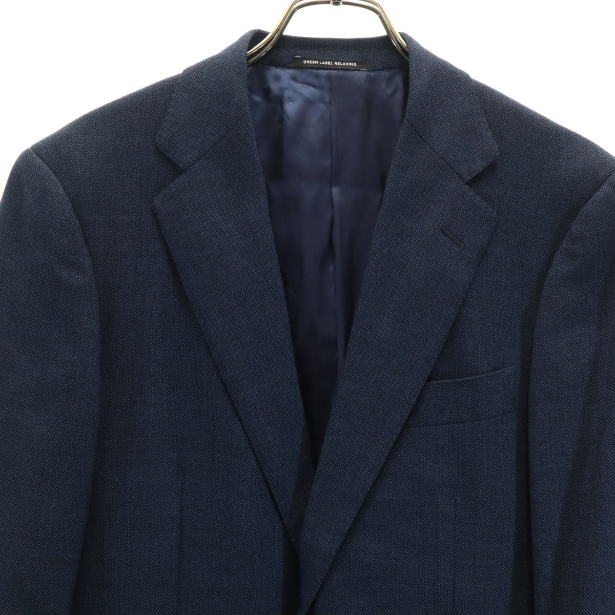 green label relaxing グリーンレーベルリラクシング パンツスーツ 上下 セットアップ 46 ネイビー UNITED ARROWS メンズ