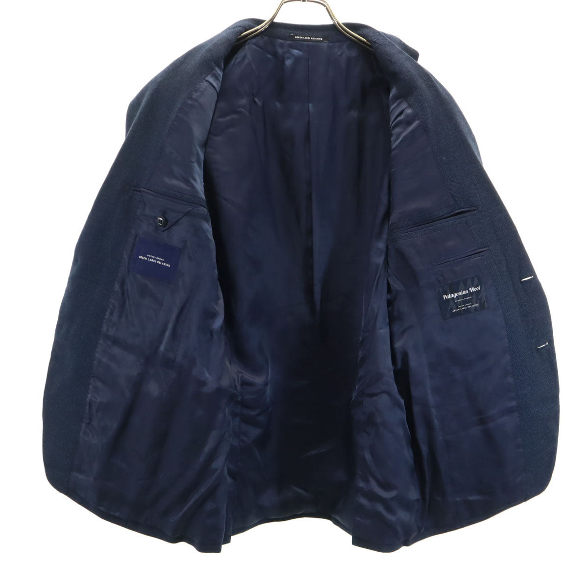 green label relaxing グリーンレーベルリラクシング パンツスーツ 上下 セットアップ 46 ネイビー UNITED ARROWS メンズ