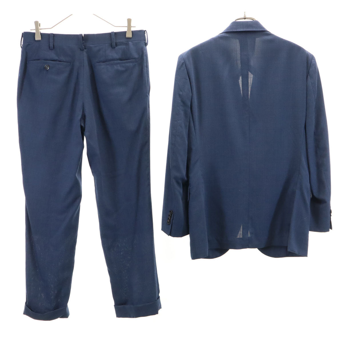 Global Style グローバルスタイル パンツスーツ 上下 セットアップ ブルー系 メンズ
