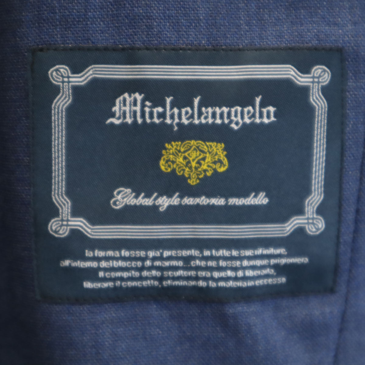 Global Style グローバルスタイル パンツスーツ 上下 セットアップ ブルー系 メンズ