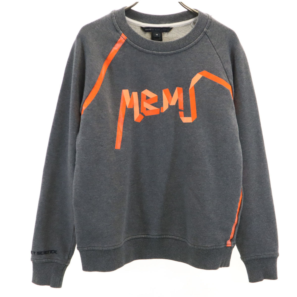 MARC BY MARC JACOBS マークバイマークジェイコブス 長袖 スウェット トレーナー XS グレー レディース
