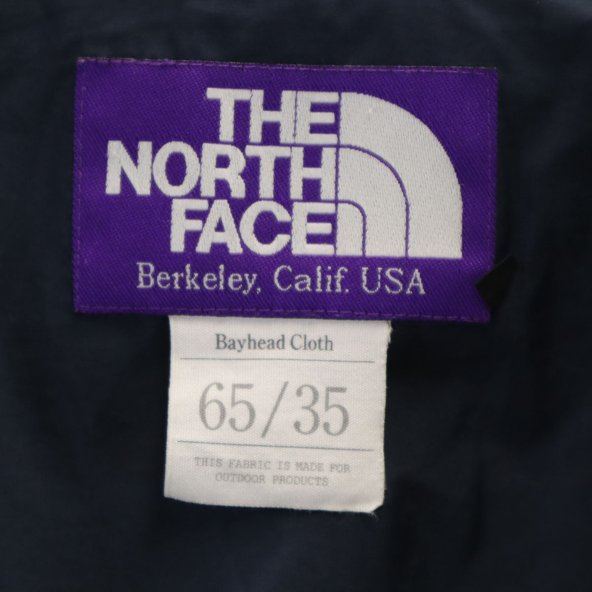 THE NORTH FACE ノースフェイス パープルレーベル 65/35ベイヘッドクロス マウンテンパーカー M ネイビー NP2355N アウトドア メンズ